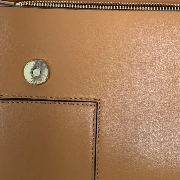 Tory Burch Block T Leather Top Handle Satchel - Picture 8 of 12